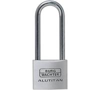 Burg-Wächter 105021889 Burg 770 HB-Lucchetto in Alluminio Titanio, 40 mm, Argento