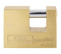 Burg-Wächter Lucchetto a Cilindro, Forma Quadrata, Messing, 444 70 Quadra