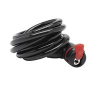 Burg-Wächter lucchetto per bicicletta con chiave, lucchetto a spirale 1360 180 con staffa, dispositivo antifurto, lucchetto a fune, lungo 180 cm, Ø 10 mm