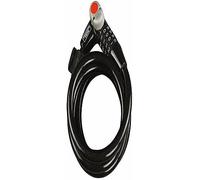 Lucchetto per bicicletta Burg-Wächter con lucchetto a combinazione illuminato, lucchetto a spirale 230 180 L con staffa, dispositivo antifurto, lungo 180 cm, Ø 12 mm, ordinati per colore