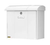 Burg-Wächter Olymp 916 W Cassetta Postale con Arresto di Apertura, Bianco, 340 x 389 x 193 mm