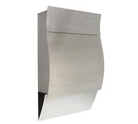 Burg-Wächter Opera 3755 Ni Cassetta Postale in Acciaio con Arresto di Apertura, Acciaio