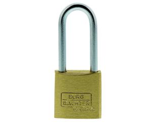 Burg Wächter Padlock, 3.5 mm Thickness, High Shackle 2 Keys, C-Line 222 HB 20 26
