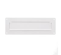 Burg-Wächter Porta 796 W Feritoia Bucalettere con Targhetta, Bianco - NUOVO