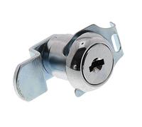 Burg-Wächter ZBK 74 SB-Cilindro di Ricambio per Cassetta delle Lettere, Serratura a Leva, per Materiale da 1 a 2 mm, Cromato, Argento