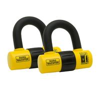 Burg-Wächter Serratura a U per moto 100D Y Duo Sold Secure Gold Pack, giallo, doppia chiave