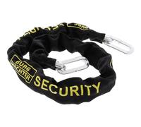 Burg-Wächter SKM 8/90 Catena con Anelli Quadrati, Nero, Lunghezza: 90 cm, Spessore: 8 mm