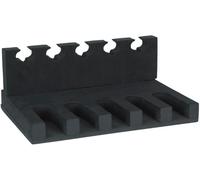 BURG-WÄCHTER Supporto per armi corte per cassaforte, Supporto per max. 5 armi da fuoco corte, Schiuma robusta, KWH 5, Nero