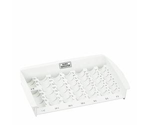 Burg-Wächter ZE 251 EURO Vassoio per Monete, Bianco