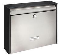 BURG-WCHTER - Cassetta Postale Oxford 6877 B+s Acciaio Inox Argento