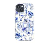 Burga, Cover per iPhone 14 Serie Tough Motivo Sobremesa Compatibile , Blu