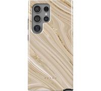 Burga, Custodia per Galaxy S24 Ultra Tough Antiurto Modello Full Glam, Beige