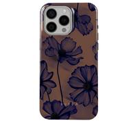 Burga, Custodia per iPhone 15 Pro Elegante Motivo Velvet Night