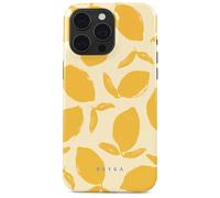 Burga, Custodia per iPhone 15 Pro Max Elegante Motivo Lemon Tart, Giallo