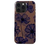 Burga, Custodia per iPhone 15 Pro Max Elegante Motivo Velvet Night