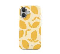 Burga, Custodia per iPhone 16 Tough Antiurto Modello Lemon Tart, Giallo