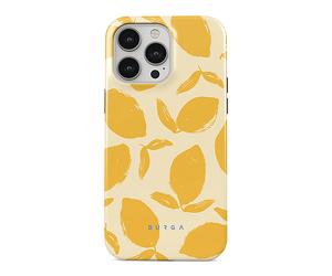 BURGA Protettiva BRGTOCASEMAGIP14PLT Cover per Apple iPhone 14 Pro, Giallo