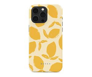 BURGA Protettiva BRGTOCASEMAGIP15PMLT Cover per Apple iPhone 15 Pro Max, Giallo