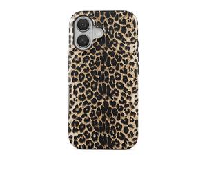BURGA Protettiva BRGTOCASEMAGIP16PLPY Cover per Apple iPhone 16 Plus, Léopard