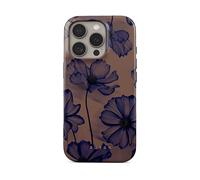 Burga, Custodia rigida compatibile con iPhone 16 Pro Max, Marrone