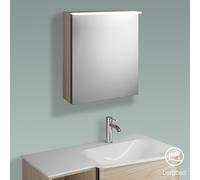 Burgbad Badu armadietto a specchio, 1 anta, SFTU060RF3695G0196CH, Badu [Armadietti a Specchio > Armadietti a Specchio]