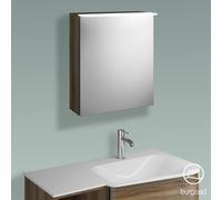 Burgbad Badu armadietto a specchio, 1 anta, SFTU060RF3699G0196, Badu [Armadietti a Specchio > Armadietti a Specchio]