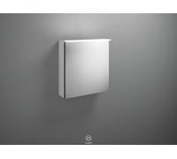 burgbad Badu armoire de toilette, avec 1 porte, charnières à gauche, largeur 60cm, SFTU60L, SFTU060LF3693G0196, SFTU060LF3693G0196, Colorazione: Antracite lucido / Antracite lucido, striscia della man