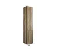 burgbad Badu Armoire haute, avec 2 portes, avec 1 tiroir intérieur, hauteur 176cm, version gauche, HSIF035LF3697C0037G0196, HSIF035LF3697C0037G0196, Colorazione: Frassino decor cappuccino / Frassino d