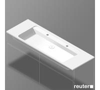 Burgbad Bel lavabo doppio, MWAV161C0001, Bel bianco [Ceramiche da Bagno > Lavabi Doppi]