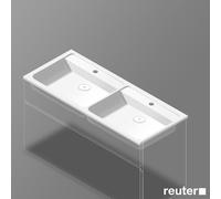 Burgbad Bel lavabo doppio, MWBX121C0001, Bel bianco [Ceramiche da Bagno > Lavabi Doppi]