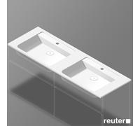 Burgbad Bel lavabo doppio, MWBX161C0001, Bel bianco [Ceramiche da Bagno > Lavabi Doppi]