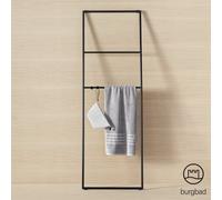 Burgbad Coco scaletta portasciugamani, HHRE002, Coco nero lucido [Accessori Bagno > Portasciugamani]