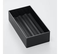 Burgbad divisorio interno scatola grande con scanalature longitudinali, ACBW013, Universal nero [Mobili da Bagno > Accessori per Mobili da Bagno]