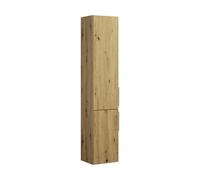 burgbad Eqio Armoire haute 2 portes, 1 tiroir intérieur, charnières à gauche, 1760x350x320mm, HSBA035LF5662G0146, HSBA035LF5662G0146, Colorazione: Decoro urbano in rovere / Decoro urbano in rovere, ma