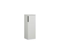 burgbad Eqio Armoire mi-haute 1 porte, charnières à droite, 960x350x320mm, UH3525RF6582G0252, UH3525RF6582G0252, Colorazione: Bianco opaco / Bianco opaco, maniglia nera opaca G0252