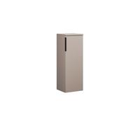 burgbad Eqio Armoire mi-haute 1 porte, charnières à droite, 960x350x320mm, UH3525RF6583G0252, UH3525RF6583G0252, Colorazione: Grigio chiaro opaco / Grigio chiaro opaco, maniglia nera opaca G0252