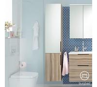 Burgbad Eqio colonna, 2 ante, HSKW035LF3437G0200, Eqio [Mobili da Bagno > Colonne]