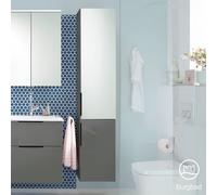 Burgbad Eqio colonna, 2 ante, HSKW035RF2010G0200, Eqio [Mobili da Bagno > Colonne]