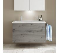 Burgbad Eqio mobile con lavabo in composto minerale integrato, 2 scomparti estraibili, SHCS102F6015C0001G0146, Eqio [Mobili da Bagno > Mobili con Doppio Lavabo]