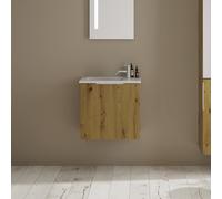 Burgbad Eqio mobile con lavabo in composto minerale, SHCI052F5662C0001G0146, Eqio [Mobili da Bagno > Mobile con Lavamani]