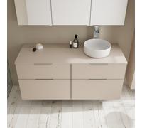 Burgbad Eqio mobile con top, 4 scomparti estraibili, SGUU140RF6583G0146, Eqio [Mobili da Bagno > Mobili Lavabo]