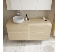 Burgbad Eqio mobile sottolavabo, 4 scomparti estraibili, SGUU140LF3180G0146, Eqio [Mobili da Bagno > Mobili Lavabo]