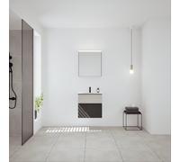 Burgbad Fiumo 2.0 mobile con lavabo, con armadietto a specchio, SHGX062RF6925FOT2C0001G0200, Fiumo 2.0 [Mobili da Bagno > Set Mobili da Bagno]
