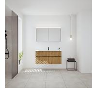 Burgbad Fiumo 2.0 mobile con lavabo, con armadietto a specchio, SHGX122F6928FOT57C0001G0200, Fiumo 2.0 [Mobili da Bagno > Set Mobili da Bagno]