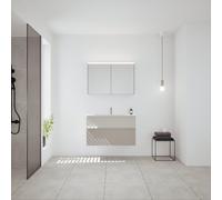 Burgbad Fiumo 2.0 mobile con lavabo, con armadietto a specchio, SHGY102F6924FOT2C0001G0223, Fiumo 2.0 [Mobili da Bagno > Set Mobili da Bagno]