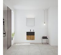 Burgbad Fiumo 2.0 mobile con lavabo integrato, con armadietto a specchio, SHGY062LF6928FOT56C0001G0200, Fiumo 2.0 [Mobili da Bagno > Set Mobili da Bagno]