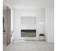 Burgbad Fiumo 2.0 mobile con lavabo integrato, con armadietto a specchio, SHGY122F6926FOT56C0001G0223, Fiumo 2.0 [Mobili da Bagno > Set Mobili da Bagno]