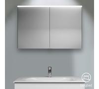 Burgbad Fiumo armadietto a specchio, 2 ante, SPIY100PN491, Fiumo [Armadietti a Specchio > Armadietti a Specchio]