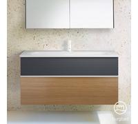Burgbad Fiumo mobile con lavabo, 2 scomparti estraibili, SFXN122F3960FOT56C0001G0223, Fiumo [Mobili da Bagno > Mobili con Lavabo Integrato]