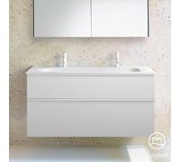 Burgbad Fiumo mobile con lavabo doppio, 2 scomparti estraibili, SFXM122F3956C0001G0223, Fiumo [Mobili da Bagno > Mobili con Doppio Lavabo]